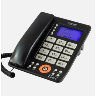 Telefon stacjonarny Laura MT-816 czarny
